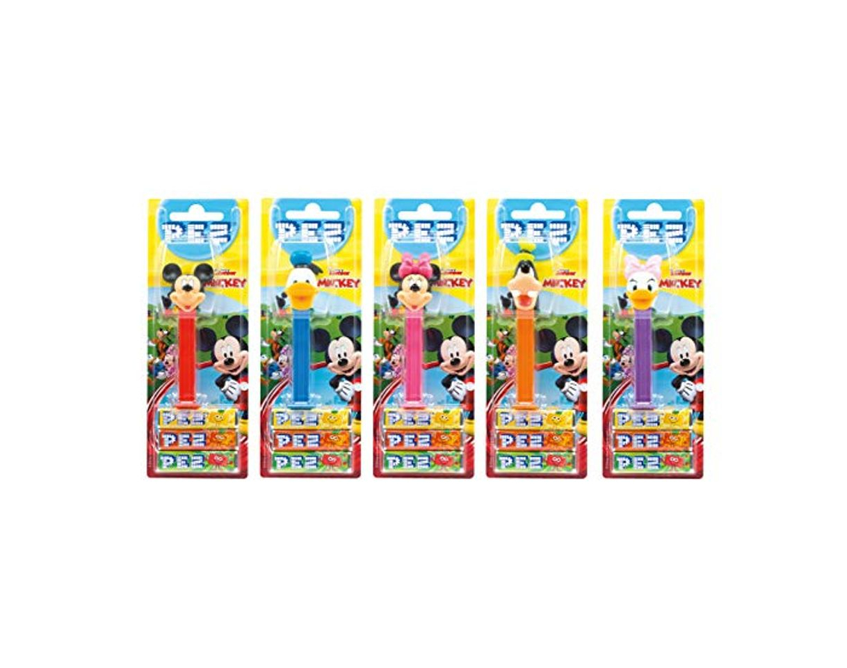 PEZ set de dispensadores Mickey Mouse (5 dispensadores con 3 recargas de