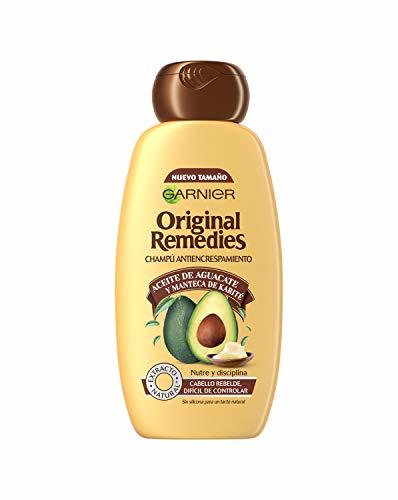 Social Garnier Original Remedies Aceite de aguacate y manteca de karité Champú para