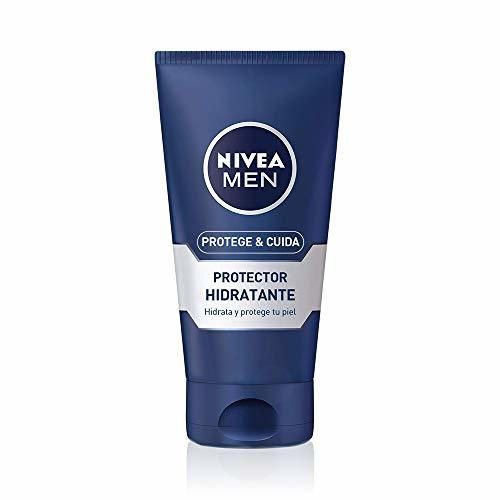 NIVEA MEN Protege & Cuida - Hidratante Protector, crema facial hidratante para