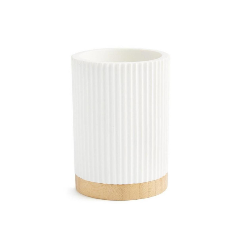 Social Vaso decorativo blanco