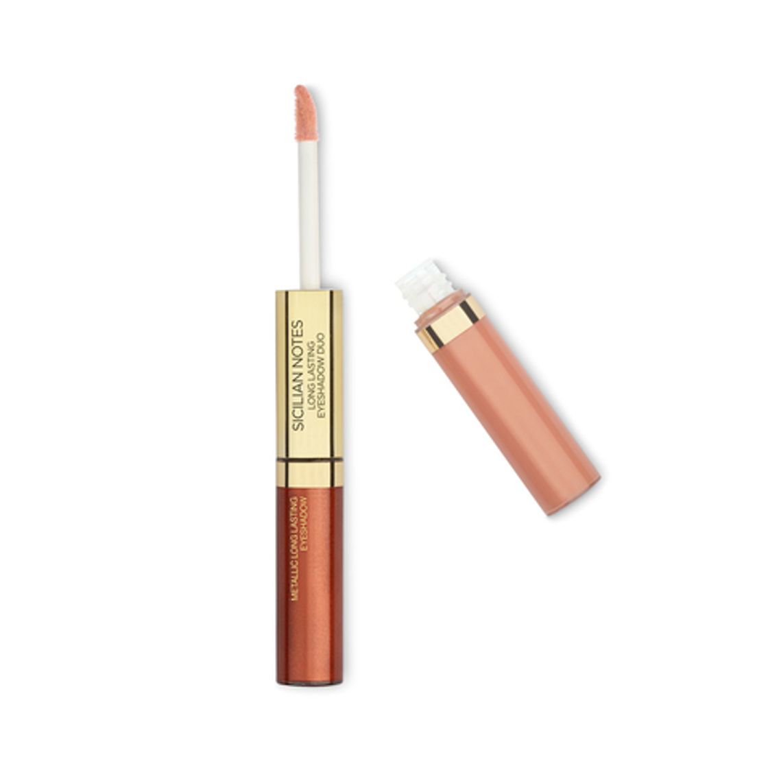 Social Two-tone liquid eyeshadow with a matte and metallic finish, lasting ...