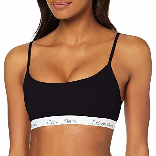 Social Calvin Klein Underwear Bralette Corsé, Negro