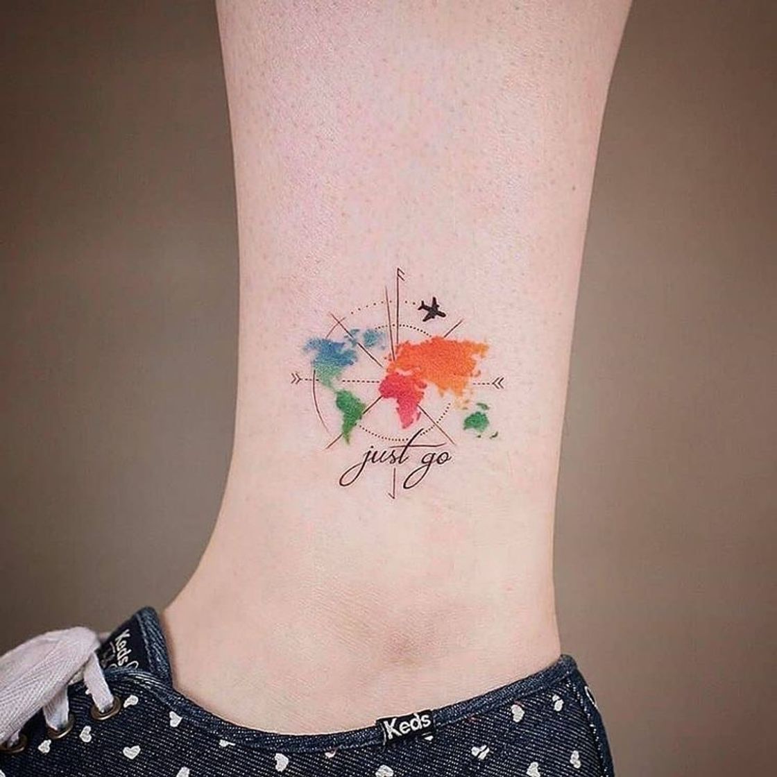 Moda Tatuagem para quem ama viajar