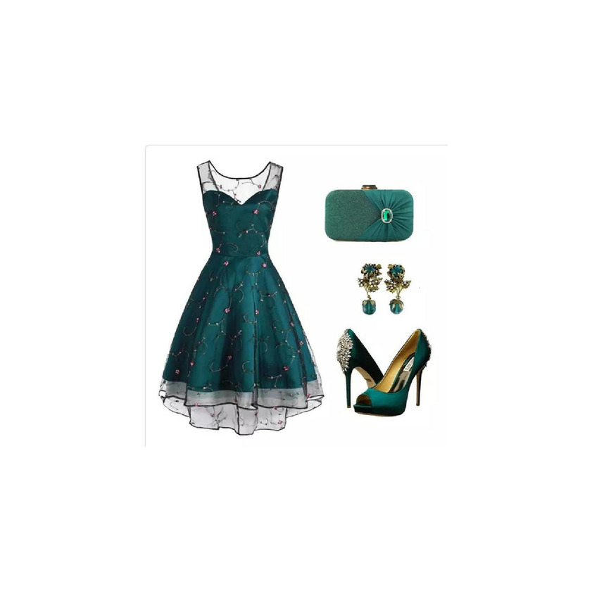 Social Vestido verde dress