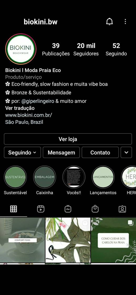 Moda Loja online