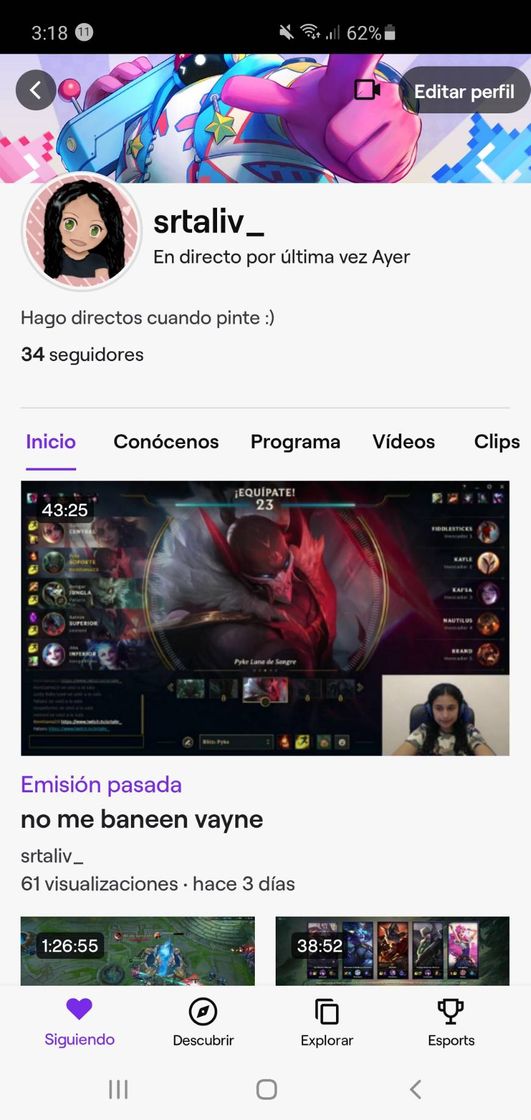 Moda Mi canal de Twitch ❤️