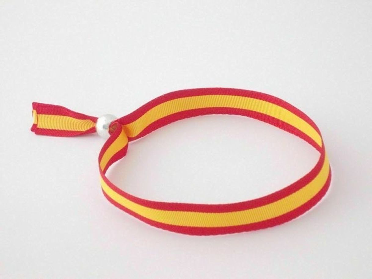 Moda Lazo Bandera españa Pulsera españa tela Cinta españa para Pulsera españa Cinta bandera españa para pulseras Bandera españa lazo