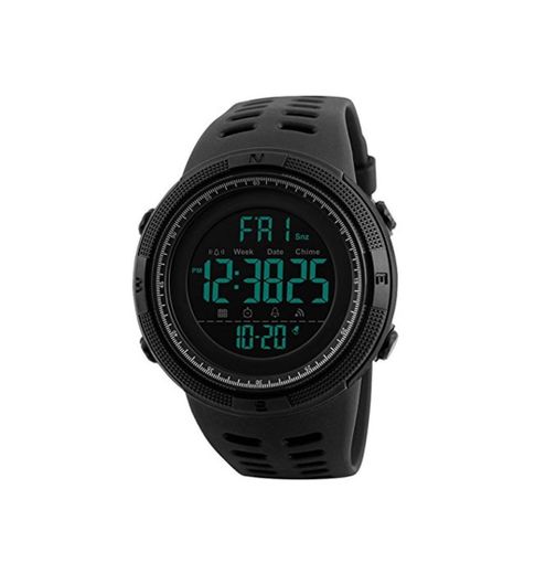 Reloj Digital, para Hombre, para Actividades al Aire Libre, Deportivo, Militar, Sumergible,