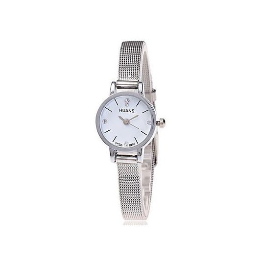 Producto Fashion Watches Relojes Hermosos, Nueva Moda de Malla de Plata Reloj de