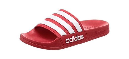 Adidas Adilette Shower Chanclas Hombre, Rojo