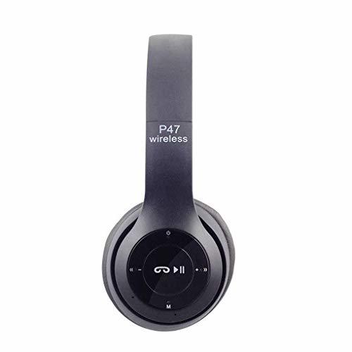 Social P47 Bluetooth Wireless Headset 4.2 Hombres Mujeres Auriculares Auriculares estéreo de MP3
