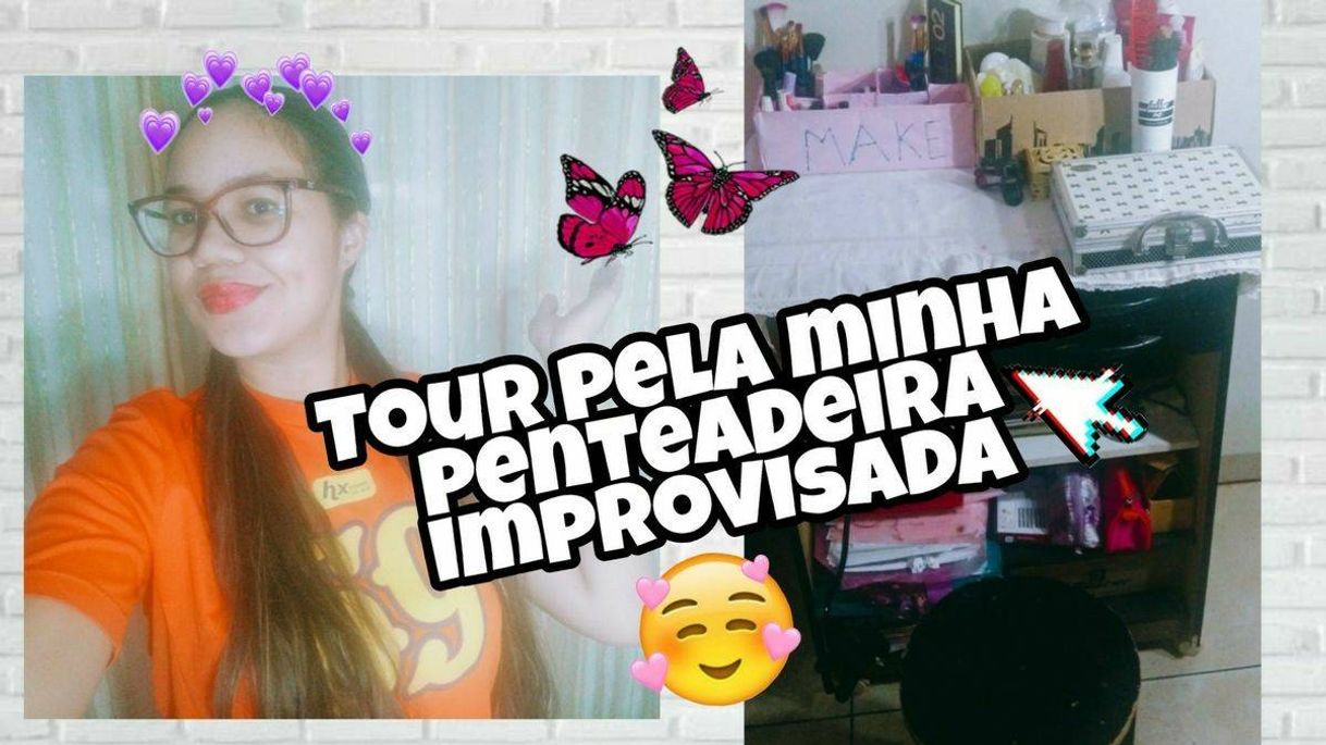 Social Tour pela minha penteadeira improvisada 2020