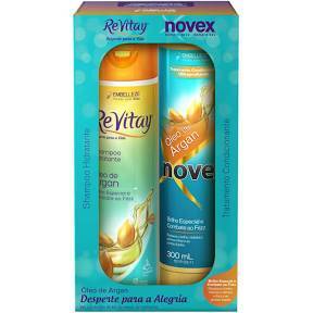 Moda Kit Novex Argan shampoo e condicionador