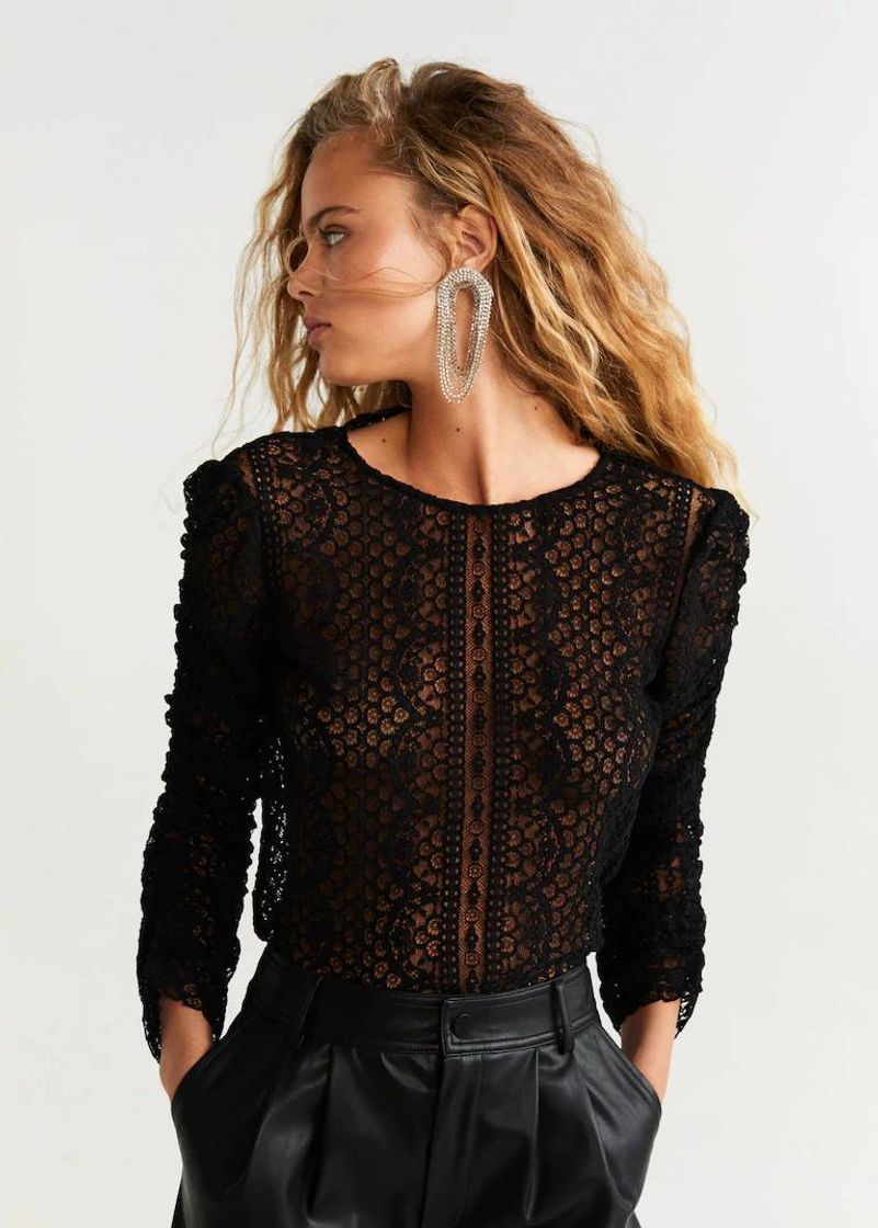 Social Blusa de renda