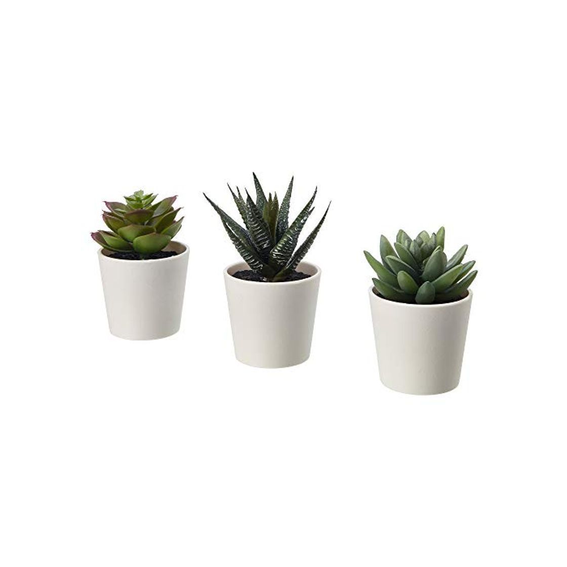 Social Ikea FEJKA - Juego de 3 Mini Plantas de Escritorio con ventosas