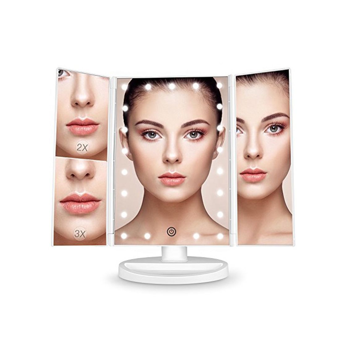 Social Espejo tocador con luz