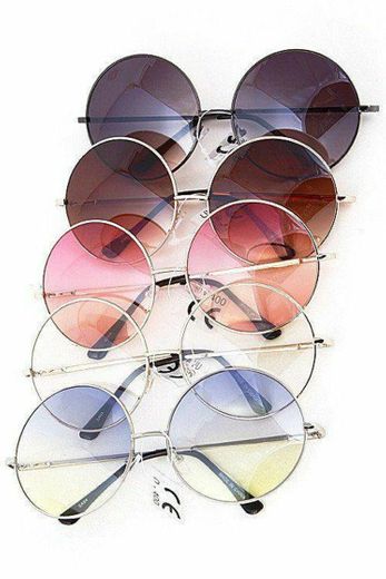 Óculos de Sol Redondo Estilo John Lennon