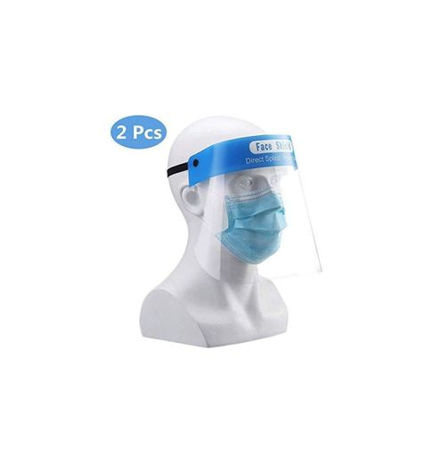 Godmorn 2Pcs Protectores Faciales de Seguridad PET