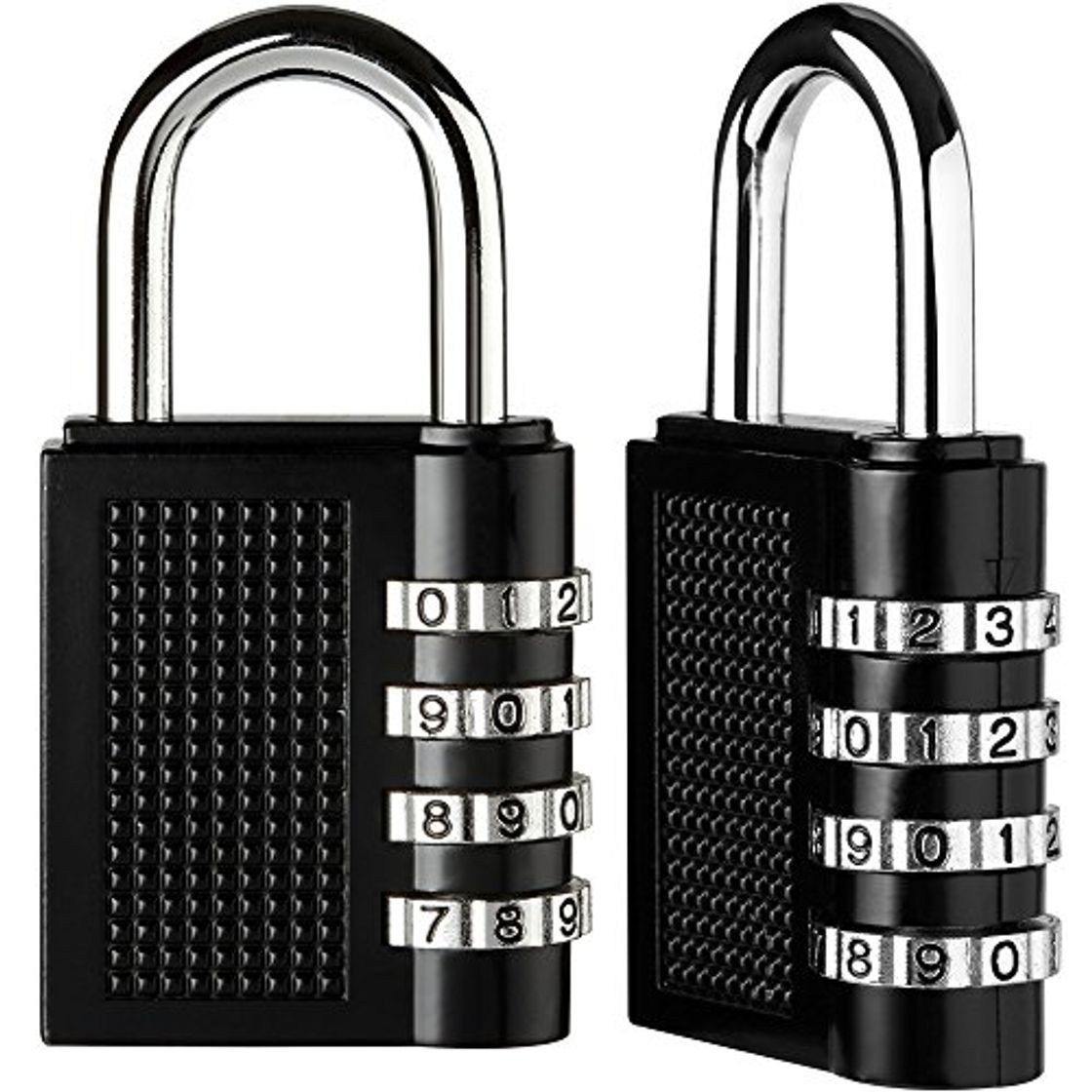 Social Anpro 2 Piezas Candado de Seguridad en 7.9cm* 4cm con Combinación 4-Dígitos