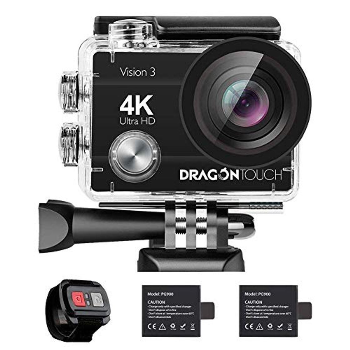 Product Dragon Touch Cámara Deportiva 4K WiFi 16MP Cámara de Acción con Control