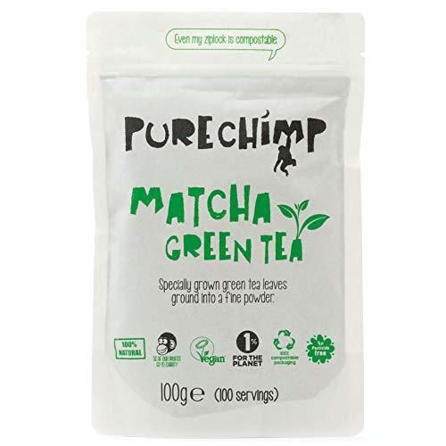 Té Verde Matcha en Polvo (Súper Té) 100g de PureChimp