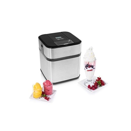 Máquina de helados Princess 282605 – Prepare helado casero – Capacidad de