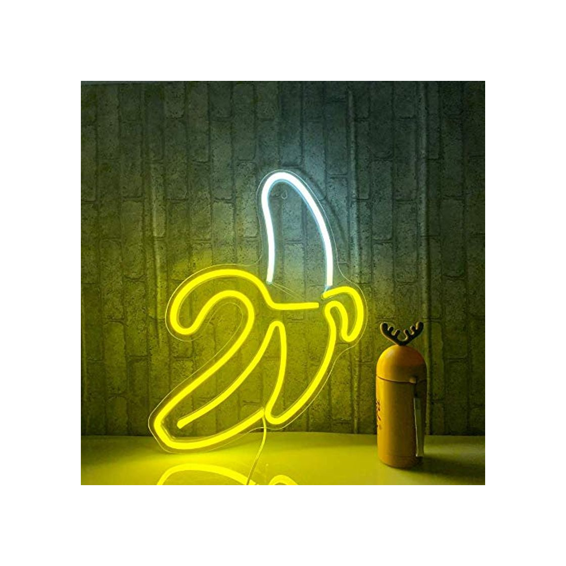 Home Banana Neon Signs LED Neon Lights Art Wall Luces decorativas Luces de