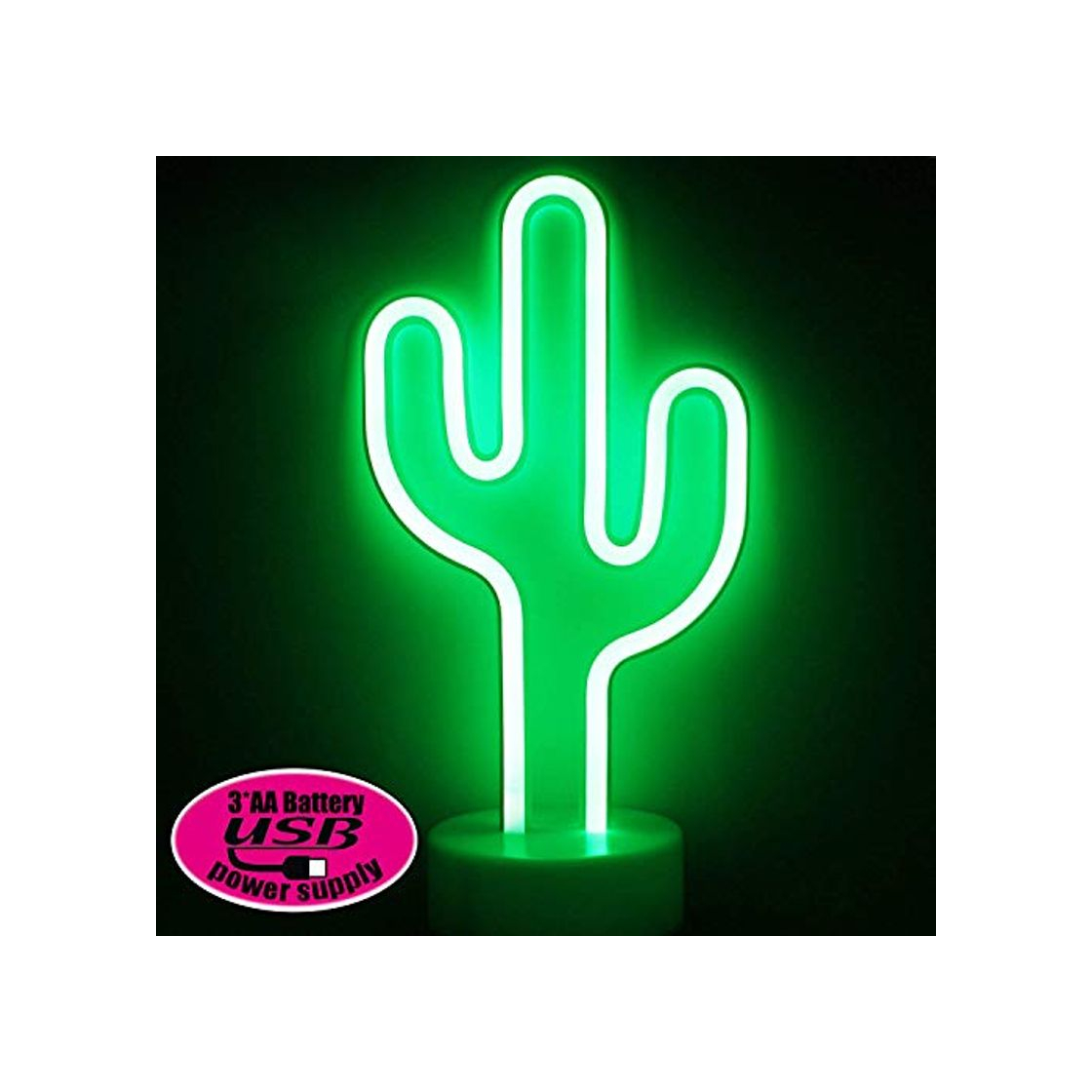 Producto XIYUNTE Cactus Señales luminosas neón Luz de noche