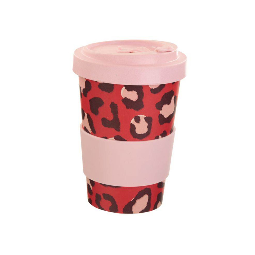 Productos Wild Life Animal Print Reusable Screw Top Bamboo Composite ...