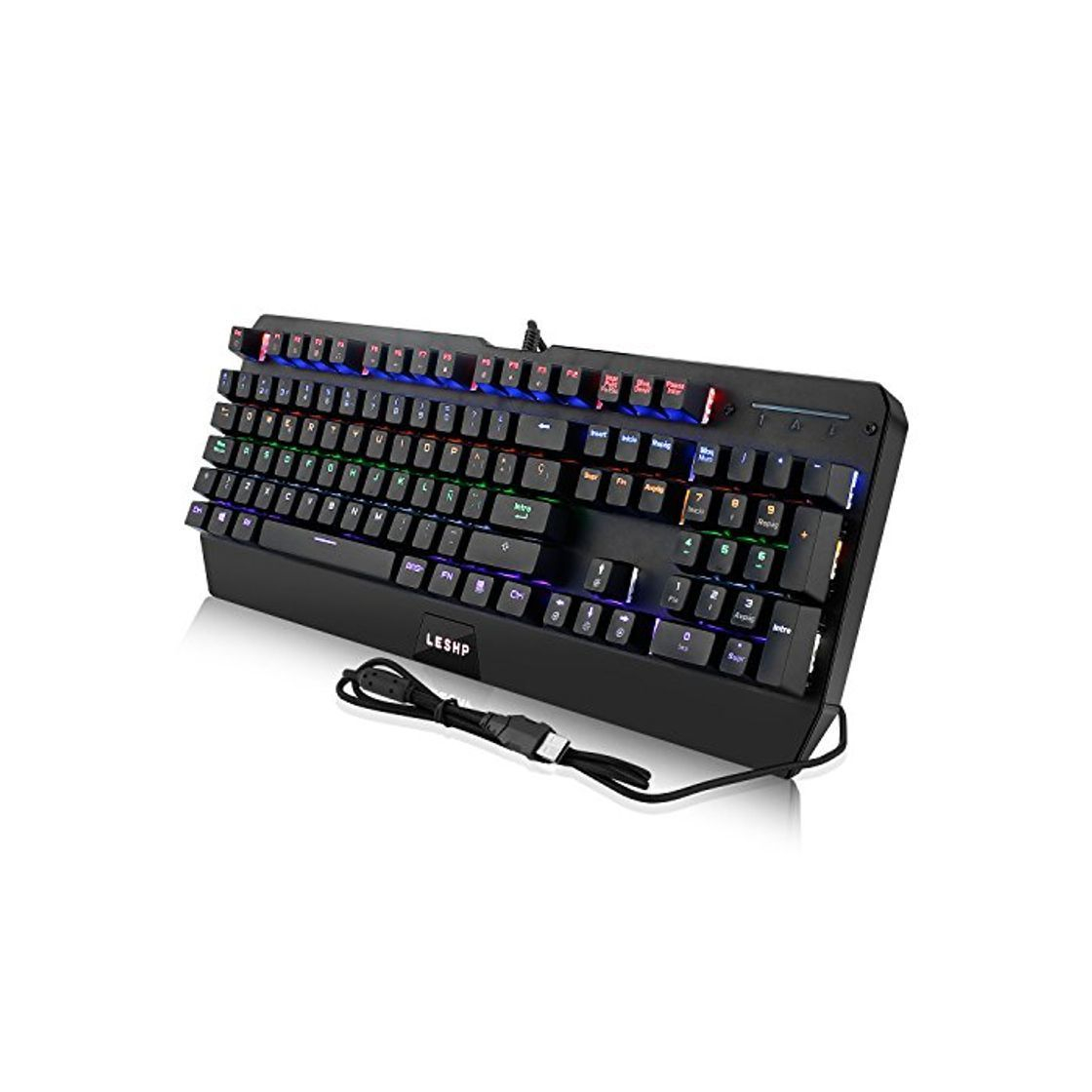 Social LESHP Teclado Mecánico Gaming con Disposición Española