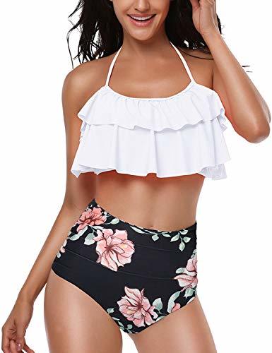 Producto ShallGood Mujer Traje De Baño Push Up Ropa Cintura Alta Bañador Sexy