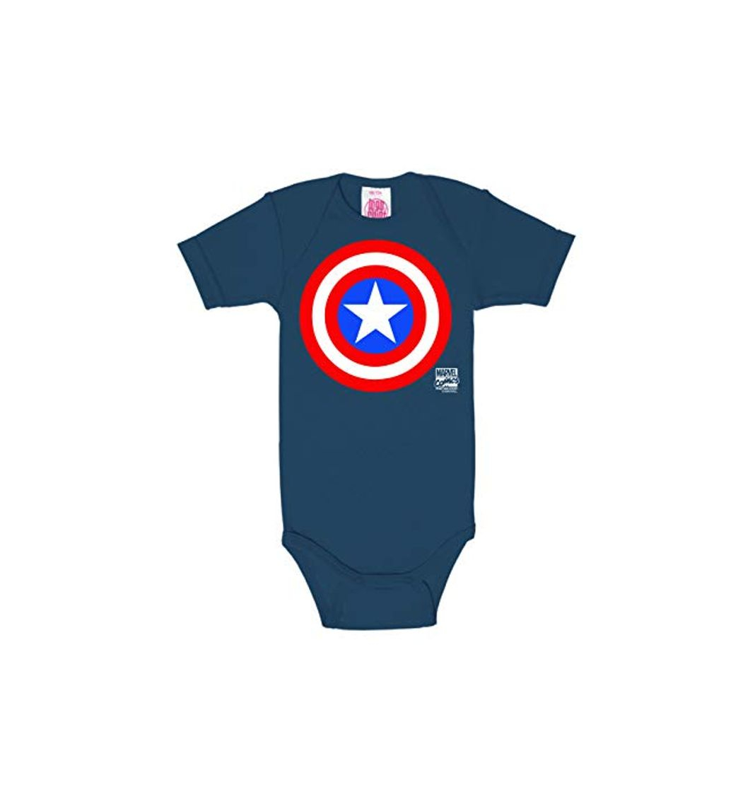 Logoshirt - Marvel Comics - Capitan America - Escudo - Logo -