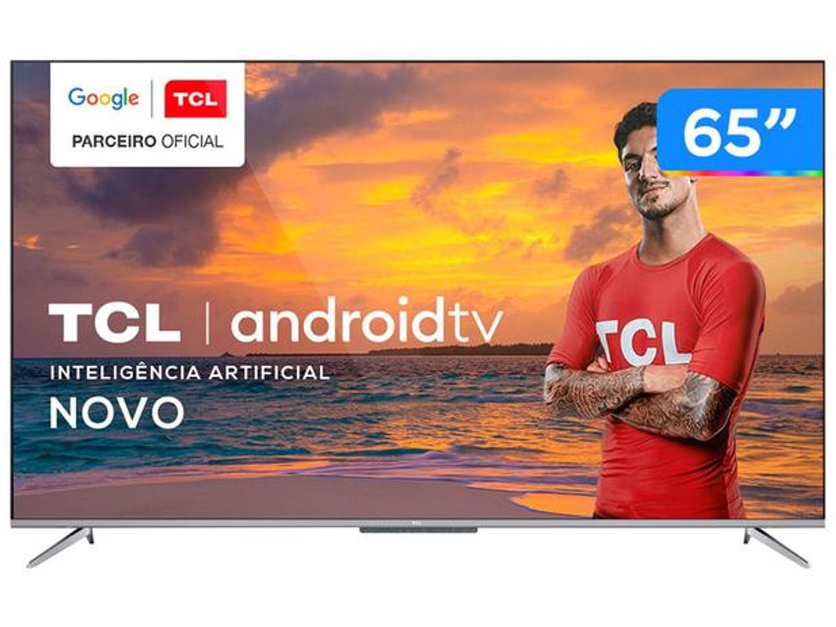 Moda Smart TV 4K UHD LED 65” TCL 65P715 Android Wi-Fi - Bluetooth