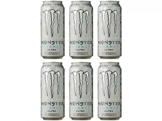 Bebida Energética Monster Energy Ultra 473ml - 6 Unidades

