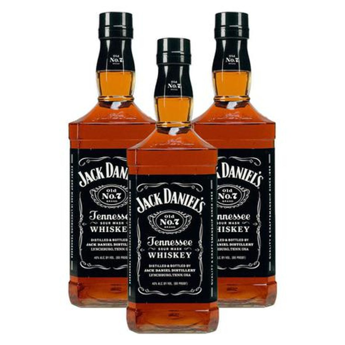 Moda Kit 3 Whiskys Importado Jack Daniels 375ML