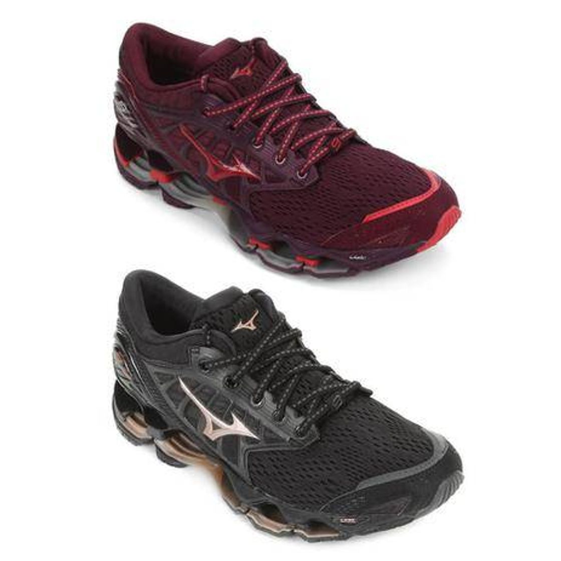 Fashion Kit Tênis Mizuno Wave Prophecy 9 Feminino C/ 2 Pares

