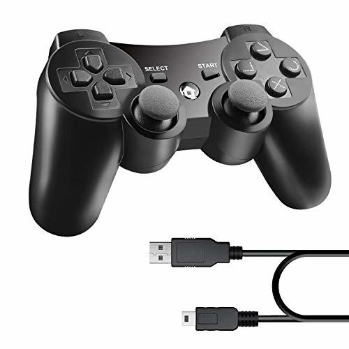 Lugar Diswoe Mando Inalámbrico para PS3 Controller Bluetooth con Función SIXAXIS y Doble