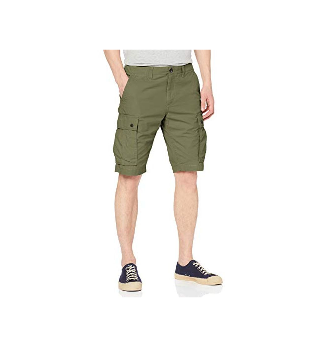 Social Tommy Hilfiger John Cargo Short Light Twill Pantalones Cortos, Verde