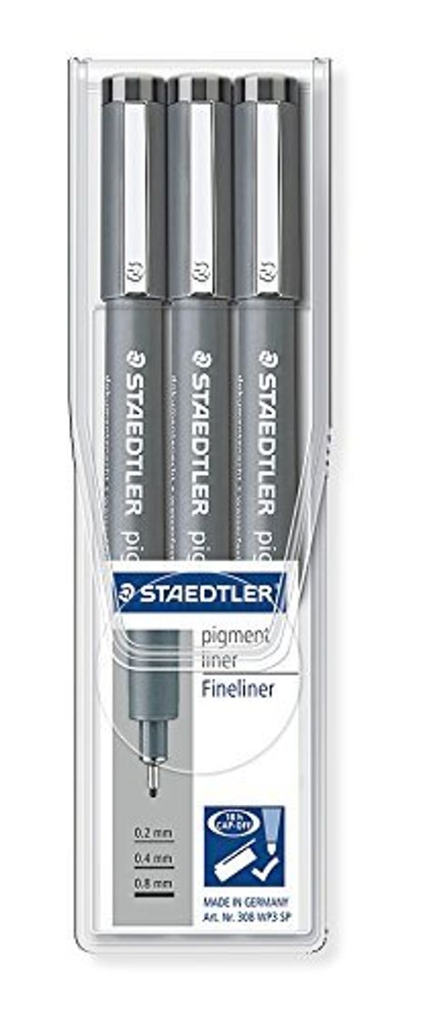 Fashion Staedtler 308 WP3 SP. Rotuladores Fineliner Pigment Liner ...