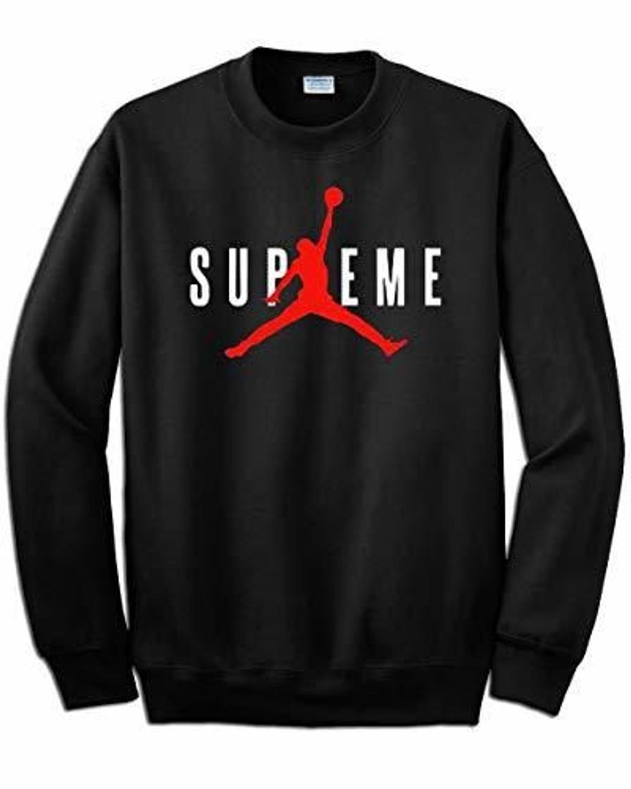 Social ARTIST - Sudadera con impresión Supreme Michael Jordan 23