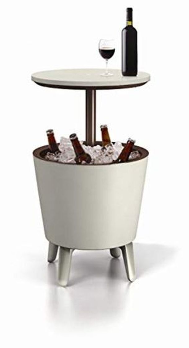Social Keter Cool Bar -  Mesa nevera para exterior