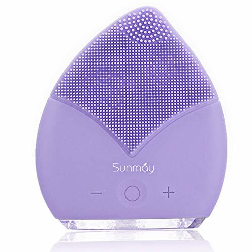 【Sunmay Leaf】SUNMAY Sonic Cepillo limpiador para el rostro y masaje con temporizador,