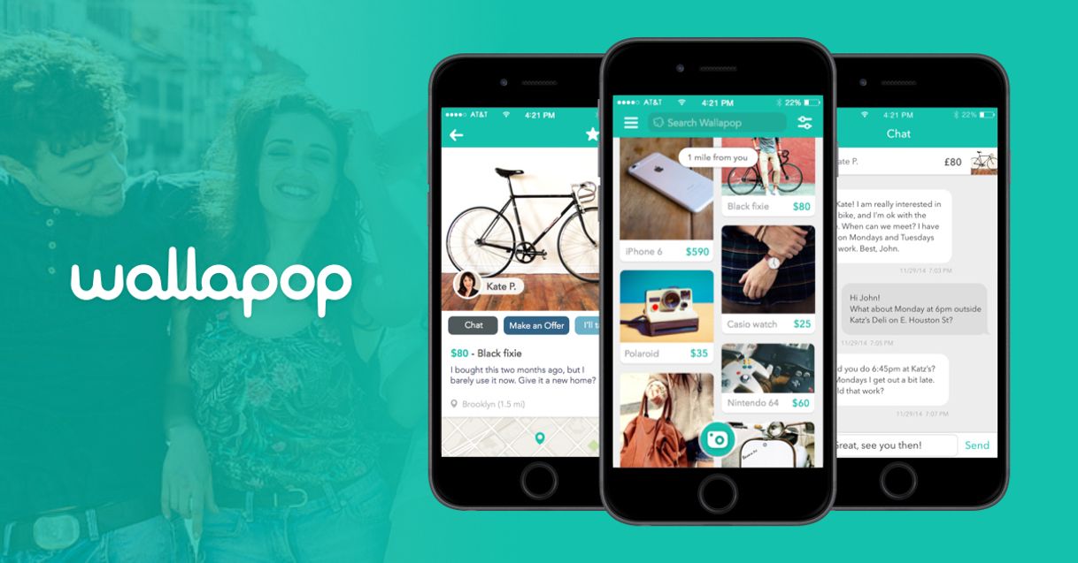 App WALLAPOP - La plataforma para comprar y vende