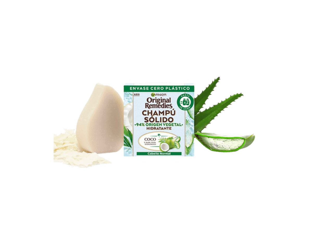 Products Champú Sólido Coco y Aloe Vera Ecológico para cabello normal