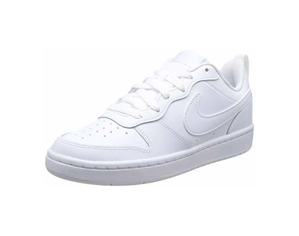 Product Nike Court Borough Low 2, Zapatillas de Baloncesto para Niños, Blanco