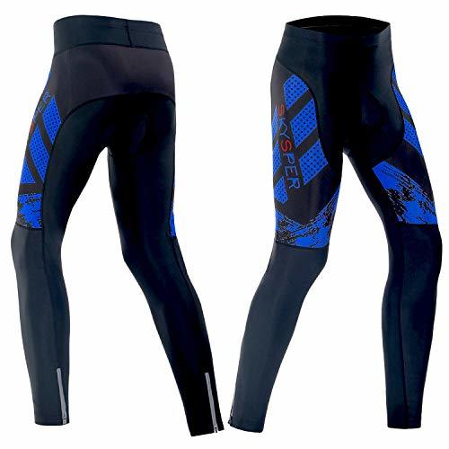 Product SKYSPER Pantalones Largos de Ciclismo para Hombre Pantalones de Ciclismo Culote Bicicleta