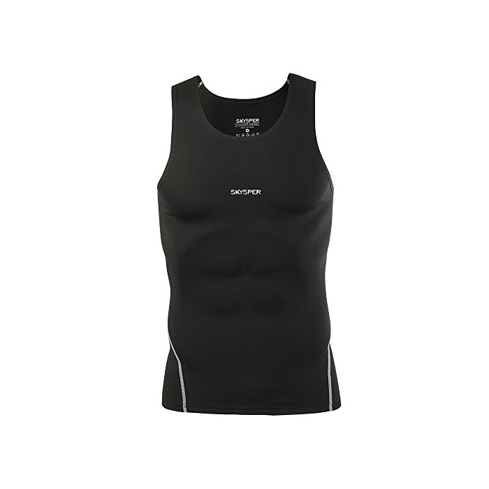 Producto SKYSPER Camiseta Deportiva Hombre sin Mangas Tops Chaleco Camiseta de compresión Deportes