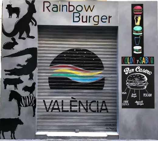 Rainbow Burger Valencia