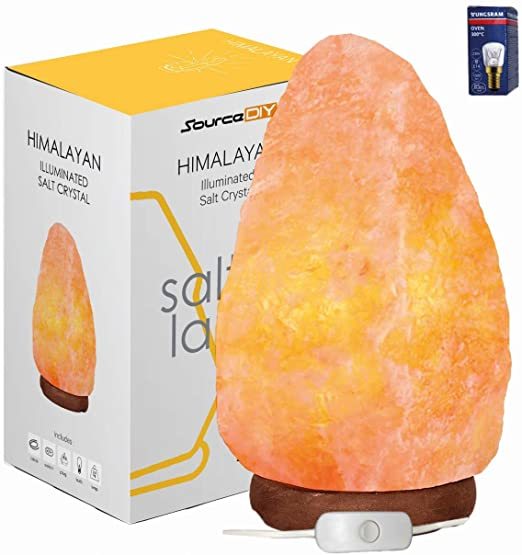 Product 100% Auténtico 2-3 KG Natural Rosa del Himalaya Lámpara de cristal de