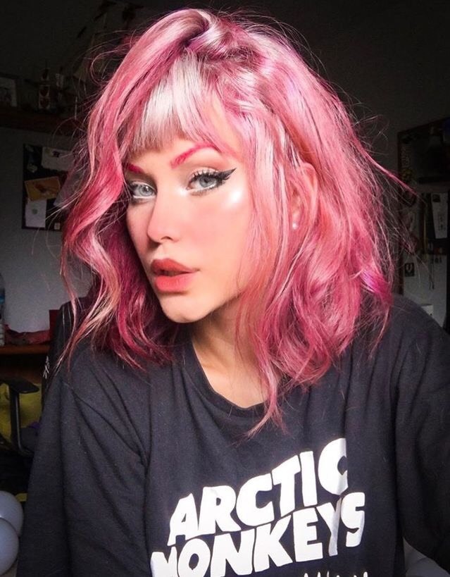 Fashion Cabelo Rosa Pastel🌸